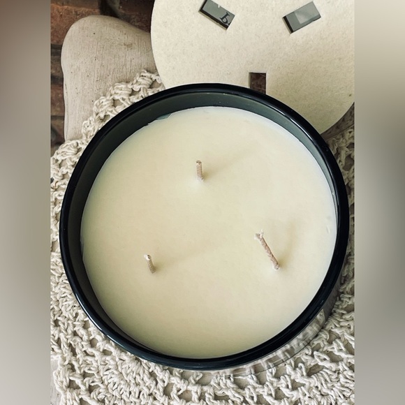 *Orange Pumpkin Jar Candle 14 oz Pumpkin Spice Scent - Picture 9 of 17